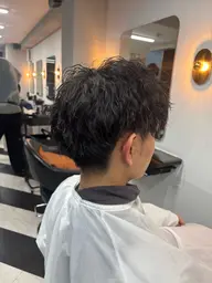 【🍿メンズ限定🍿】カット+ケアパーマ+髪質改善トリートメント