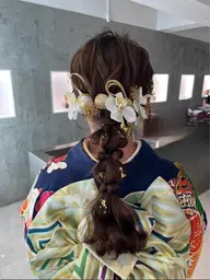 【2027年成人式】💐振袖着付け&ヘアセット💐