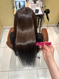 🇰🇷うる艶韓国風カラー🇰🇷髪質改善トリートメント暖色カラー➕韓国風コテ巻き