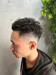 カット+パーマ+ハイライト