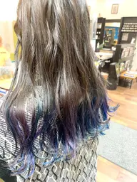 裾カラー🦄透明感カラー➕ケアブリーチ➕3STEPトリートメント