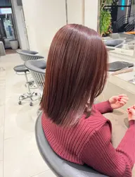 [ダブルカラー+1stepトリートメント](ブリーチ無し)