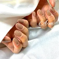 ハンドネイル　ワンカラー