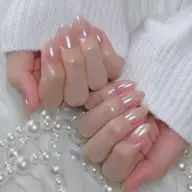 Jrネイリスト🤍ジェルミラーワンカラー(オフ.アート別)