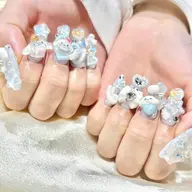 【自爪】10本アート＆パーツ