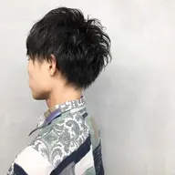 【メンズ限定】メンズデザインカット+ナチュラル(ニュアンス)パーマ¥10500→¥6600