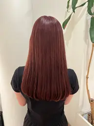 暖色カラー(ダブルカラー)🍒❤️