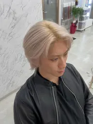 『メンズ限定』メンズカット×ケアブリーチ×イルミナカラー×ディープレイヤー3stepトリートメント