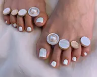 フットネイル　ワンカラー🎀