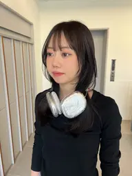 U24🍓前髪カット+カラー🩷