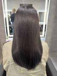 【就活、実習の方におすすめ✨】🖤残留しないカラー材使用🖤黒染めカラー