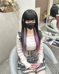 【🧁インナーエクステ🍨】中高生必見⁉️ダメージなし色落ち0️⃣で叶う✨️👱🏻‍♀️馴染ませカット込み‪✂︎‬🎀