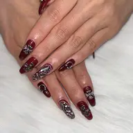 ハンドワンカラーネイルM〜L (長さだしあり)パーツつけ放題