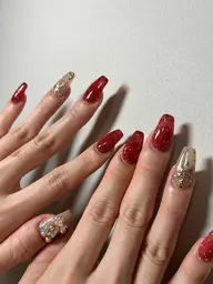 デザインネイル+長さだし10本