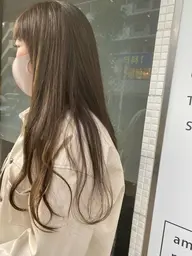 【2回目のお客様のみ✨】全体カラー（ブリーチ不可）+ さらさらトリートメント （女性限定）