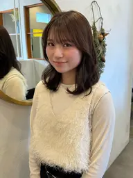 【💎ご新規様限定💎】premiumケアカラー+似合わせカット¥14,630→¥9,900