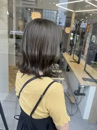 【カラー】カット+カラー(全体染め)🩵✨