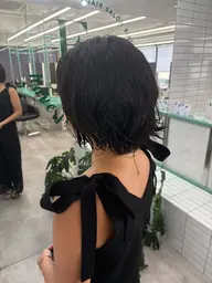 カット、パーマ