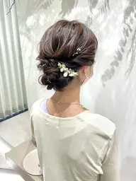 【褒められヘアセット】結婚式やパーティーのお呼ばれヘア🌷コンサートにも🧚🏻‍♀️