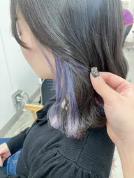 【インナーカラー】前髪カット+インナーカラー+COTAトリートメント