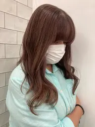 【白髪染めやめてカラーを楽しみたい！】💜❤カット+白髪ぼかしハイライト+イルミナカラー