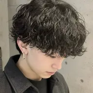【メンズ限定】カット＋波巻きパーマ