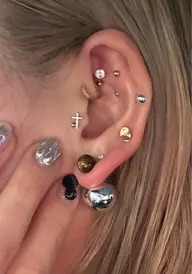 \✨️💎耳つぼジュエリー💎✨️/14ヶ所(両耳)