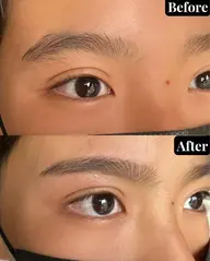 メンズ眉WAXスタイリング