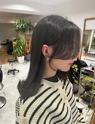 🌟伸ばし中の方にオススメ🌟前髪カット＋艶髪カラー＋トリートメント