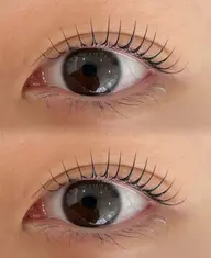 🉐⭐️韓国風ワンホン束感まつげパーマ上⭐️コラーゲンアイパック付　　コーティング美容液一本付❤️‍🔥