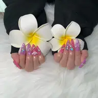 🌺長さ出しネイル🌺(持ち込みデザイン)