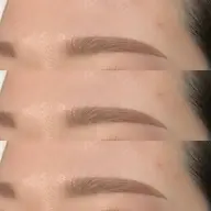 【メイクも楽々★】アイブロウワックス(間引き+メイク込)＋カラー¥8,800→