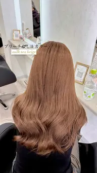 選べる🙈【透明感or高発色💕‪🫶🏻️︎】ブリーチなしで憧れカラーを再現✨ブリーチなしWカラー🥀🐈‍⬛