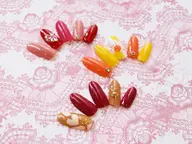 新規ハンド《ネイルオフなし》4,500【激安定額シーズンネイル】2~10本の優雅で豪華なアート付き■ゴージャスコース■