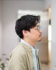 【メンズカット】＋【デザインパーマ】