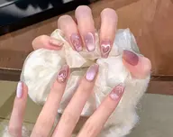 ✨チップ長さだし10本❗️ハートマグネット4本💕