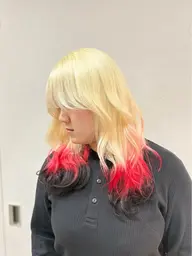 人気NO.2🔥【デザインカラー/概念カラー】ブリーチカラー＋艶トリートメント