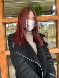 [カラー]ブリーチなしのダブルケアカラー