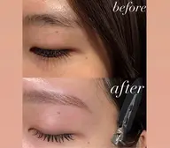 眉毛WAX＋間引き ¥4,500