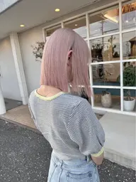 【🫖髪質改善トリートメント付き🫖】ブリーチなしダブルカラー+髪質改善トリートメント