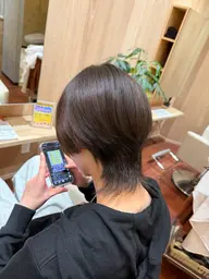 メンズカット+縮毛矯正