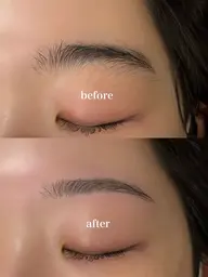 まつ毛パーマ×アイブロウスタイリング(wax脱毛)💞