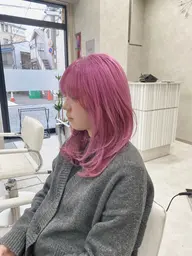 【ハイトーン】似合わせカット+ブリーチ+透明感カラー