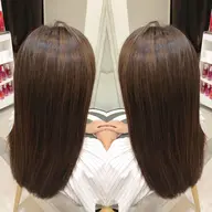 リタッチ透明感カラー（全体＋1100円）＋オージュアトリートメント