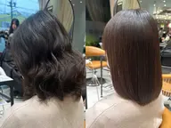 【☀️湿気対策💧】全体縮毛矯正‼️