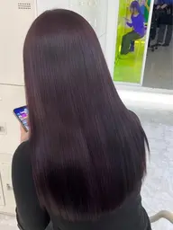 【🪞赤み撃退💜透け感No.1🪞】透けラベンダーワンカラー+潤ツヤTr(炭酸spa付🫧)