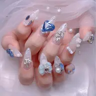 【ジェル】アート、パーツ、つけ放題★新規オフ無料