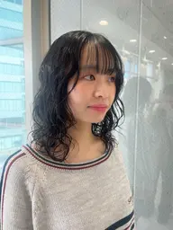 🦋カット+パーマ🦋