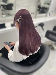 🪡ミニモ限定クーポン🪡トータルでgirlyに🎀似合わせカット♡＋ワンカラー＋オリジナルトリートメント♡