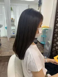 カット ＋ハーフ縮毛矯正 ＋ナノバブル